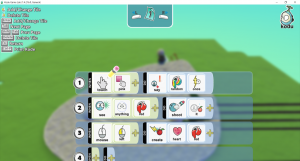 kodu game lab app interface